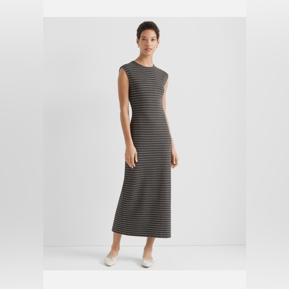 Club Monaco Green Stripe Knit Dress Size 12